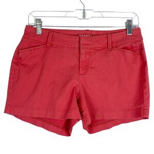 Old Navy Pixie Chino Shorts Size 2 Coral‎ Pink Cotton Blend Vacation Summer